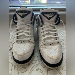 Nike Air Flight 89 Sneakers - White/Black - Men’s Size 13